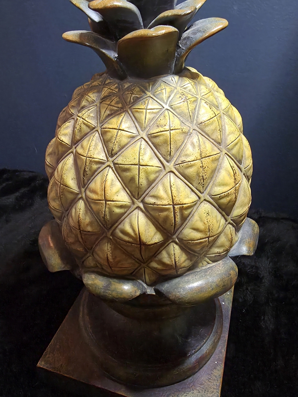 Discontinued Target Resin Pineapple Freestanding Statuary